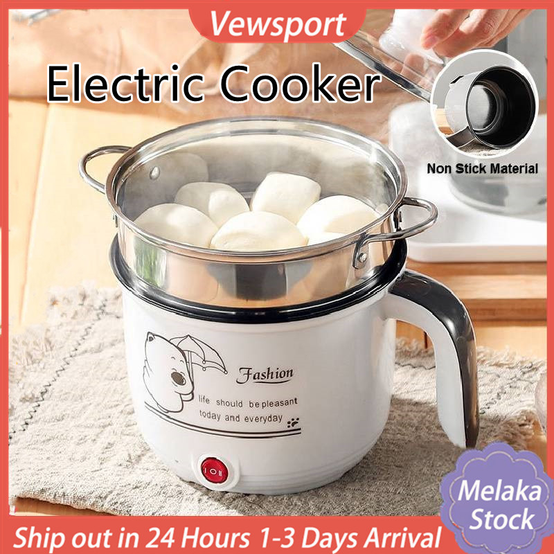 Mini Hot Pot Nonstick Portable Electric Cooker Household Noodles Cooker