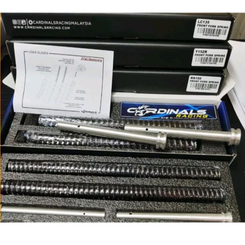 CARDINALS FRONT FORK SPRING WITH CNC FORK CYCLINDERY15ZR Y16ZR LC135 ...