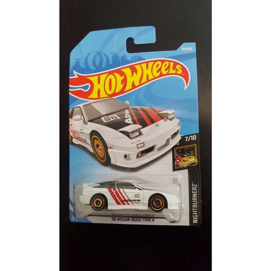 Hot Wheels '96 Nissan 180SX (White with ADVAN decals) | Shopee Philippines