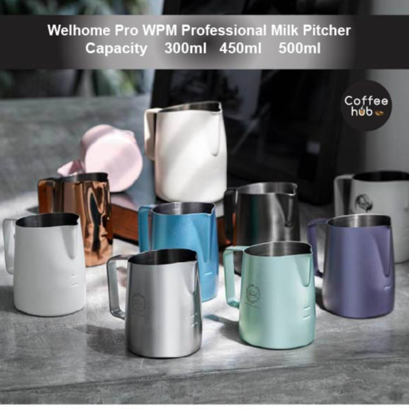 WPM Welhome Pro Milk Pitcher Professional Latte Art Pouring 300ml 450ml