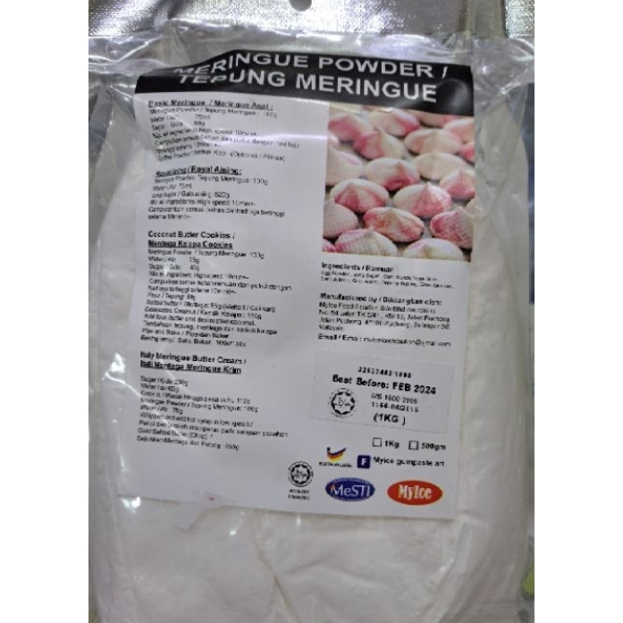 PUTIH Meringue Powder/Egg White Powder/royal icing Shopee Philippines
