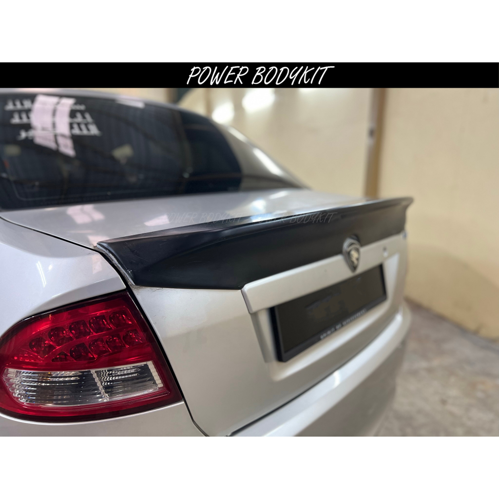 Proton Saga FLX / BLM Spin Rear Spoiler Material Fiber (FRP) | Shopee ...