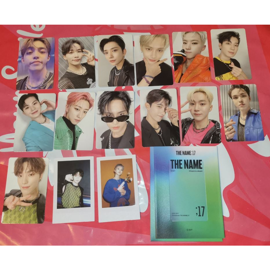 SEVENTEEN 2022 SVT Photobook 'THE NAME;17' – POB Instant Photo Card Set & Mini Photos