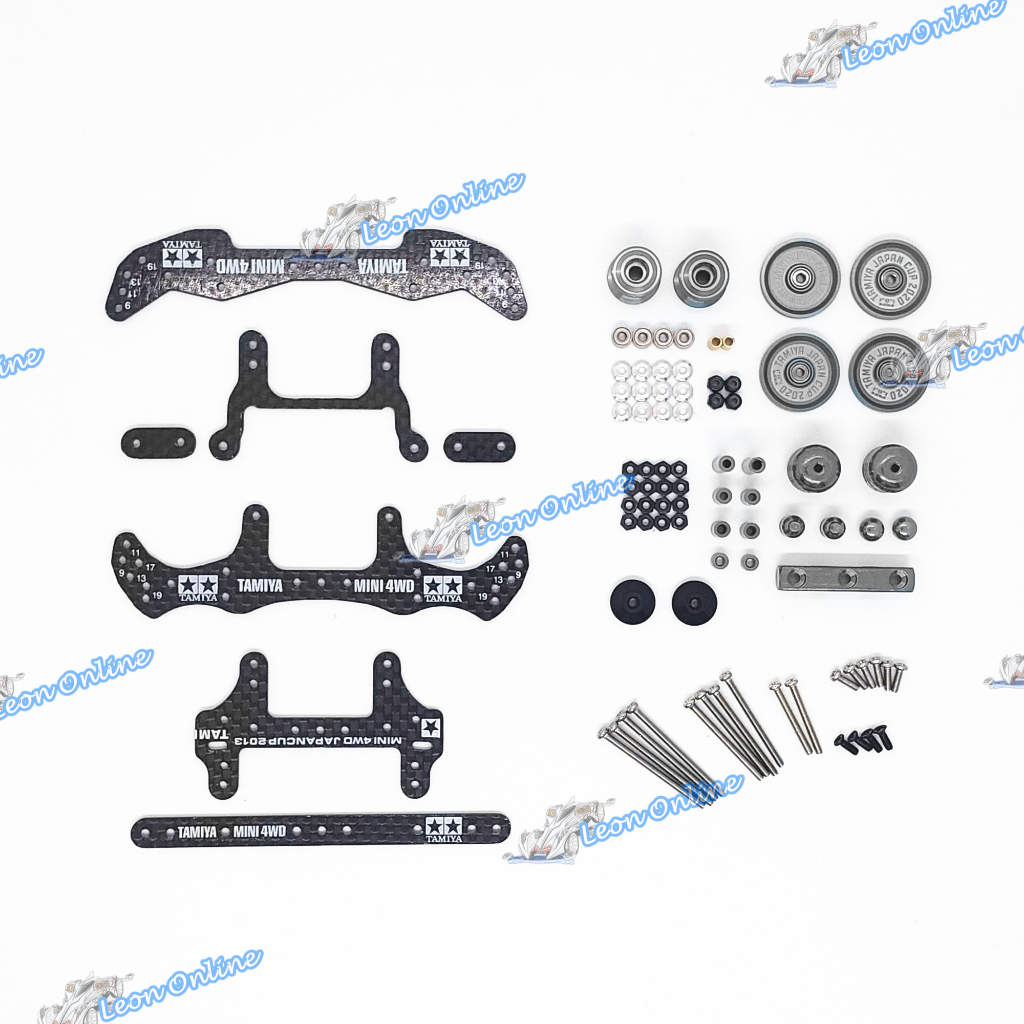 Tamiya Imi Super 2 Chassis Carbon Fiber FRP & Alloy Roller Modification ...