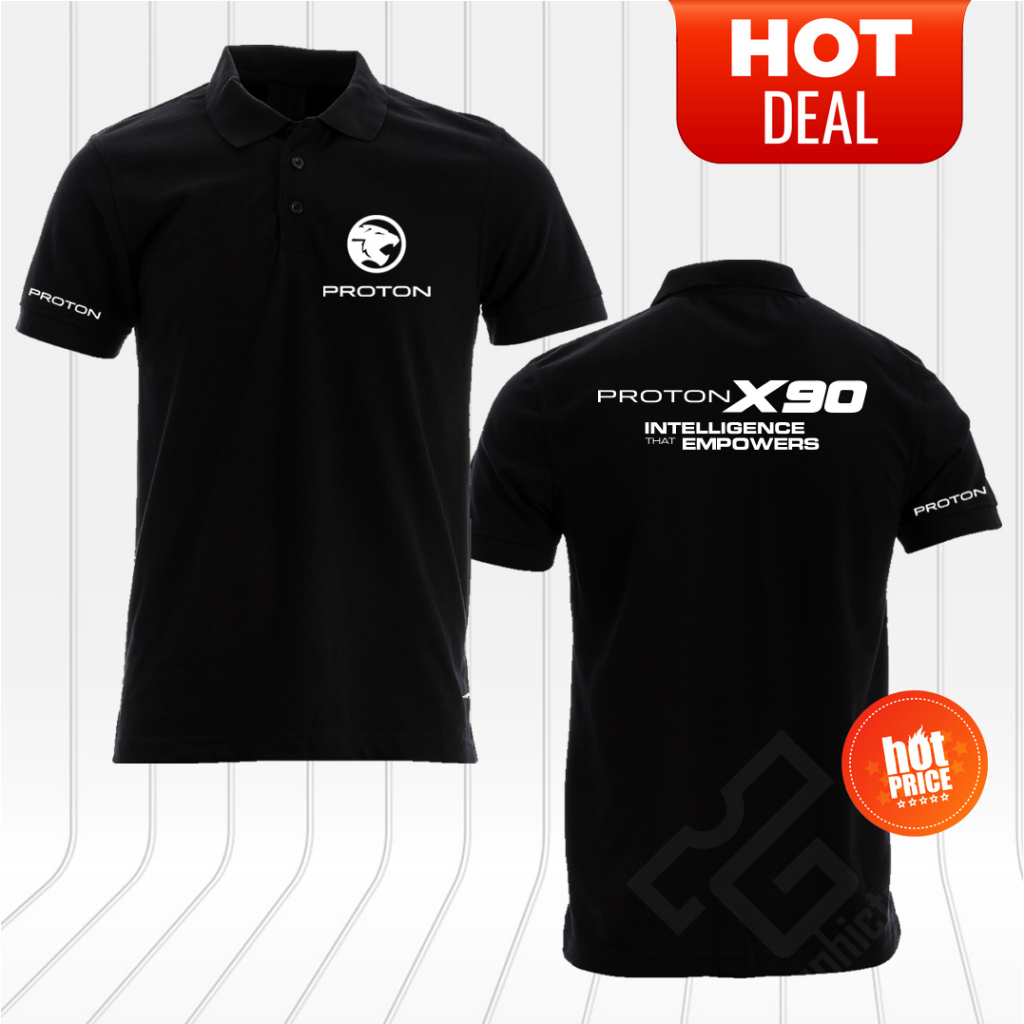 proton X90 Intelligence That Empowers back logo polo t-shirt Geely SUV ...