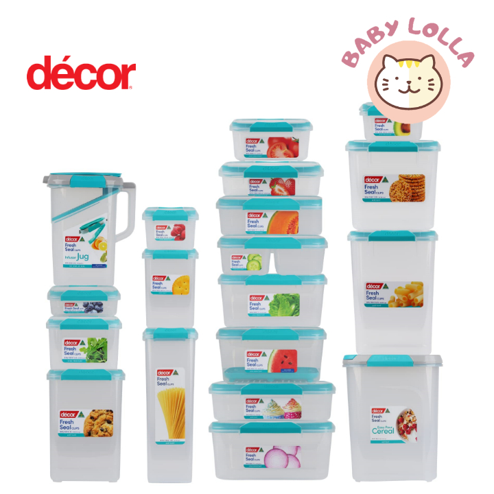 Fresh Seal Clips Food Vegetables Container Storage Air Tight Tupperware ...