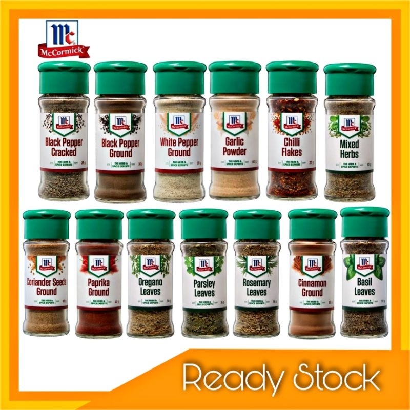 McCormick Herbs & Spices Parsley / Oregano / Paprika / Rosemary ...