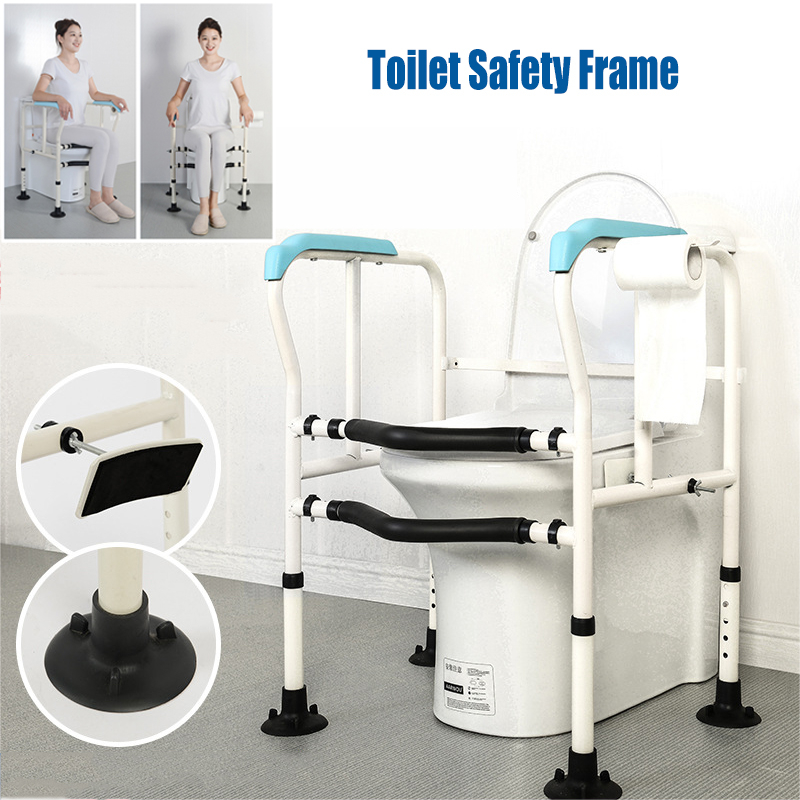 Toilet Rail Bathroom Safety Frame Railing Helper for Elderly,Handicap