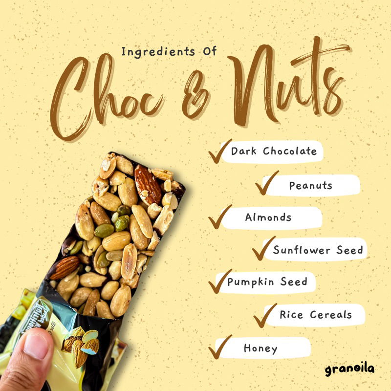 Chocotainer Choc & nut 1 box (11 bar) Shopee Philippines
