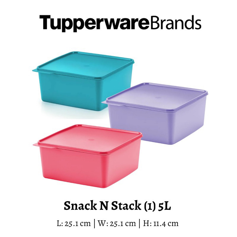 Tupperware Snack & Stack 5L (1pc) Shopee Philippines
