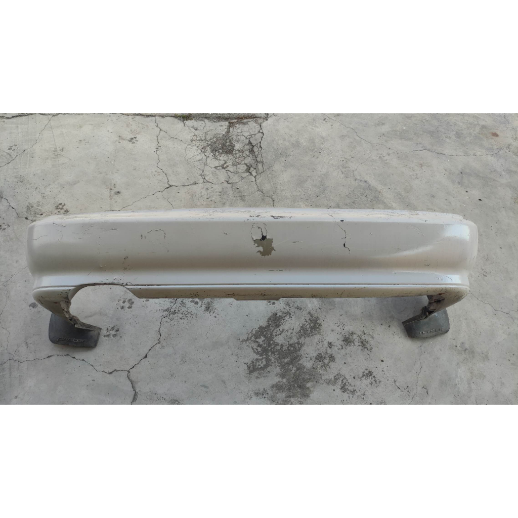 [USED]PROTON WIRA REAR BUMPER AEROBACK ONLY WITH MUDFLAP | Shopee ...