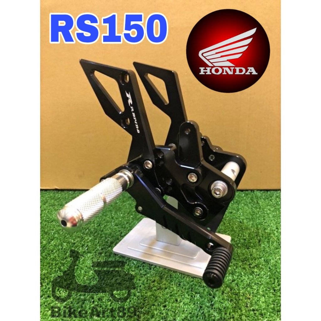Racing Footrest RS150 Rapido Single Footrest RS150 Honda 150 Feet Tread