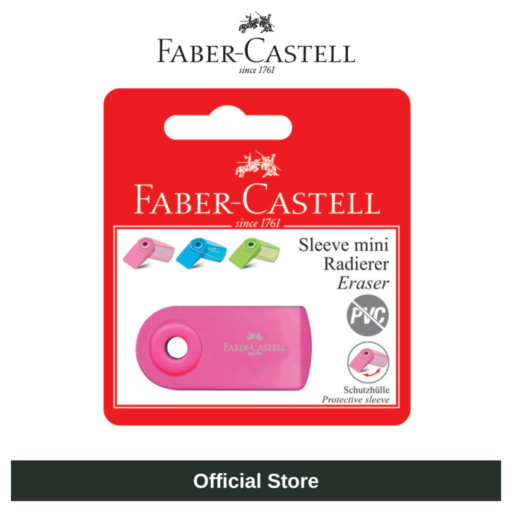 [Faber-Castell] Eraser Sleeve Mini - Florescent & Classic Colours (BC ...