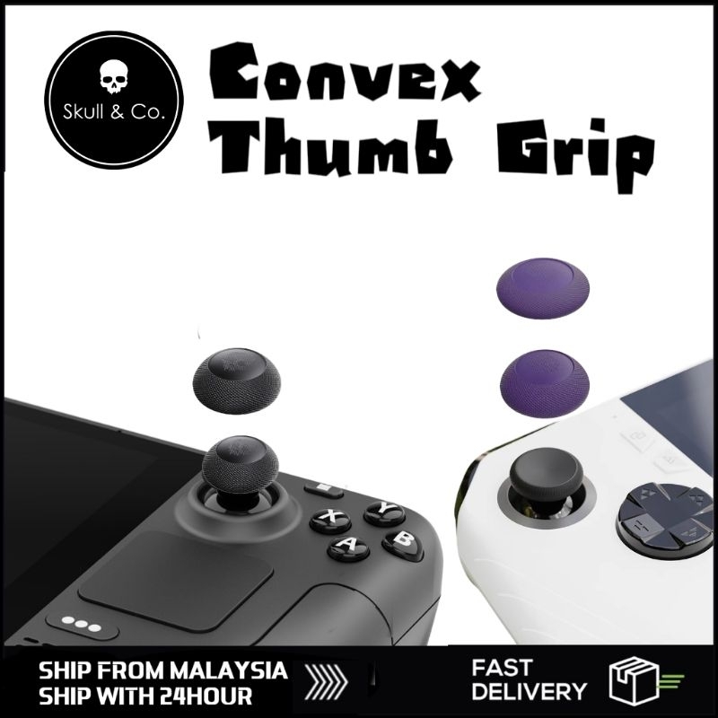 Skull Co Convex Thumb Grip Set For Steam Deck Rog Ally 4pcs