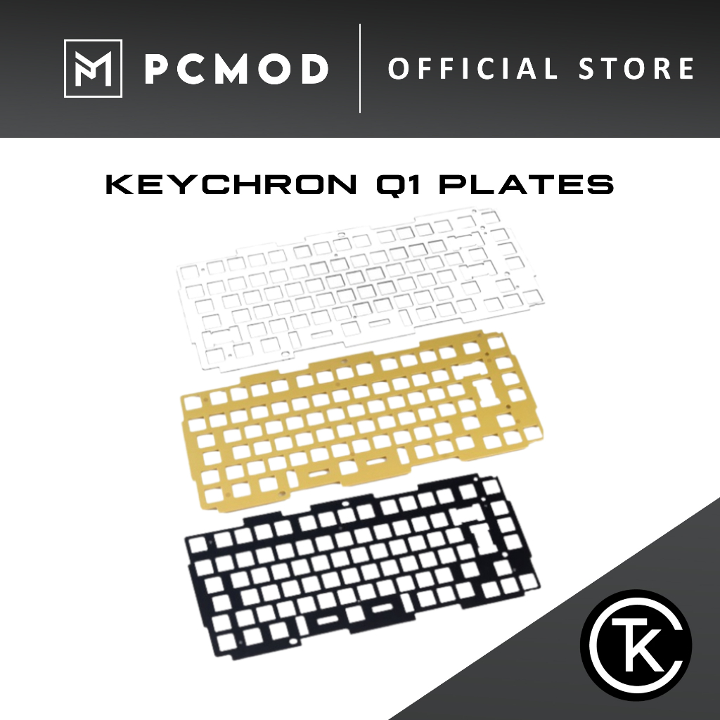 Keychron Q1 V1 / V2 Knob Polycarbonate FR4 Brass Plate PCMOD Shopee