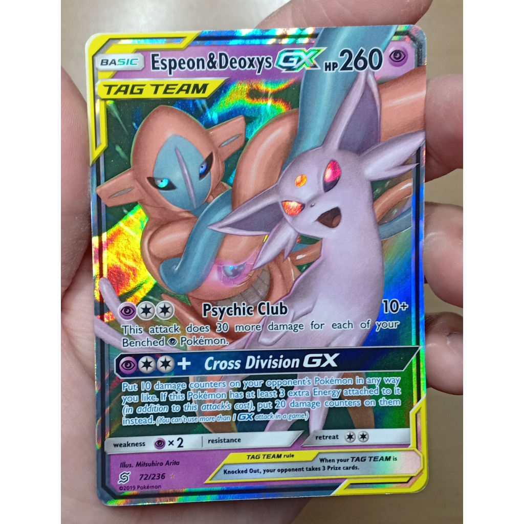 Pokémon - 1 Graded card - 2019 ESPEON & DEOXYS GX #212 - PSA 10 - auction online