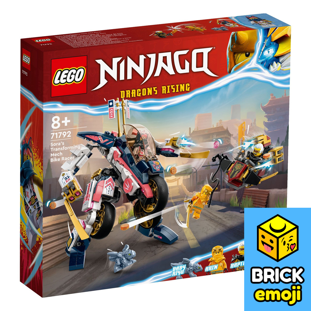 LEGO 71792 NINJAGO Sora’s Transforming Mech Bike Racer | Shopee Philippines