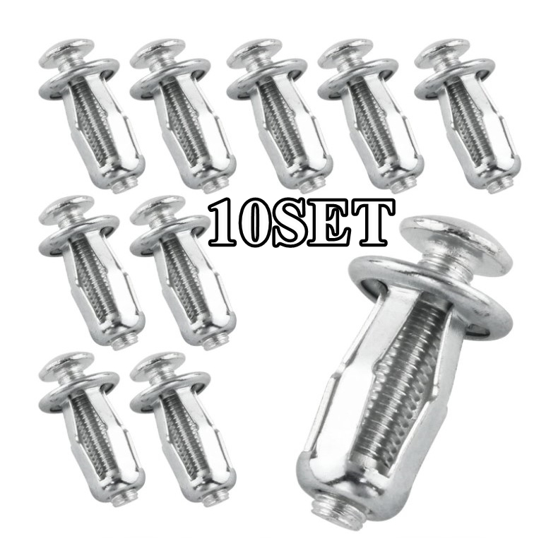 10PCS M4 M5 M6 Petal Nut Jack Nut Rivet Lock Nut Expansion Screw Anchor