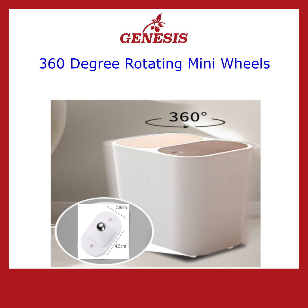 360 Degree Rotating Mini Wheels Mini Swivel Casters Wheels Universal ...