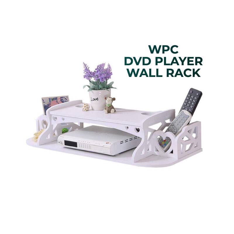 WPC Zakka Living Room Bedroom Wall Storage Organizer TV DVD Player ...