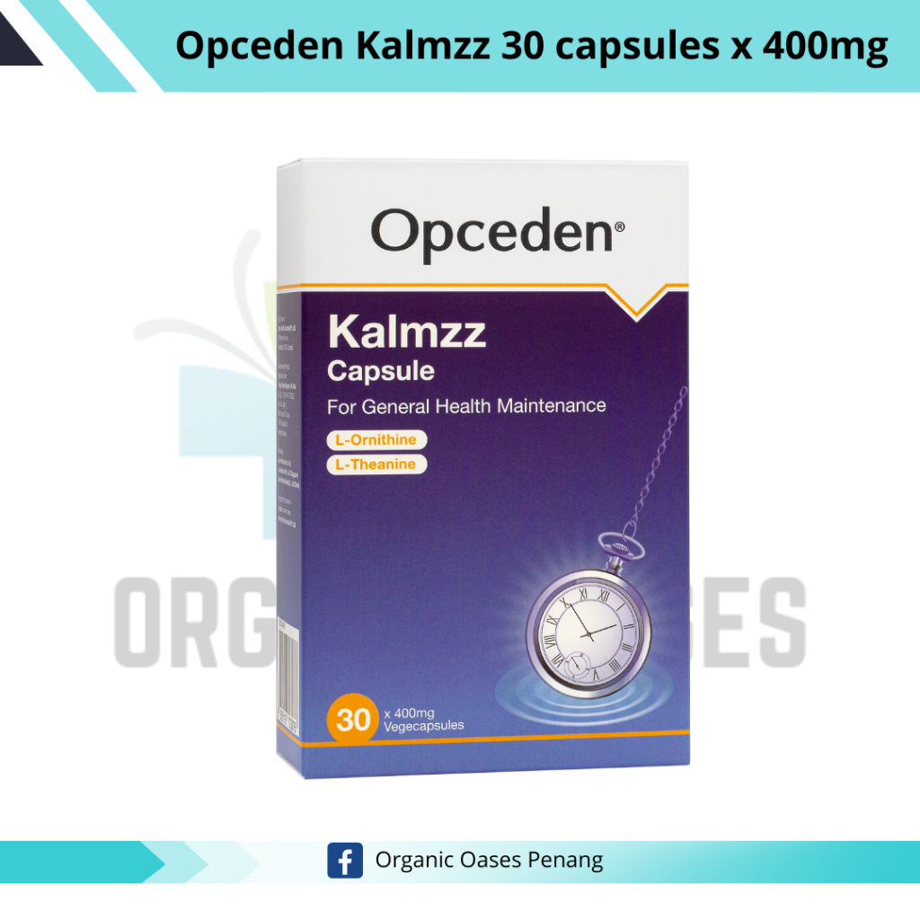 Opceden Kalmzz Capsule 30s x 400mg (EXP 09/2026) Halal Certified ...