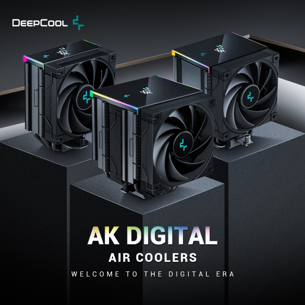 DeepCool [ AK400 / AK500 / AK620 ] Digital CPU Air Cooler With Digital