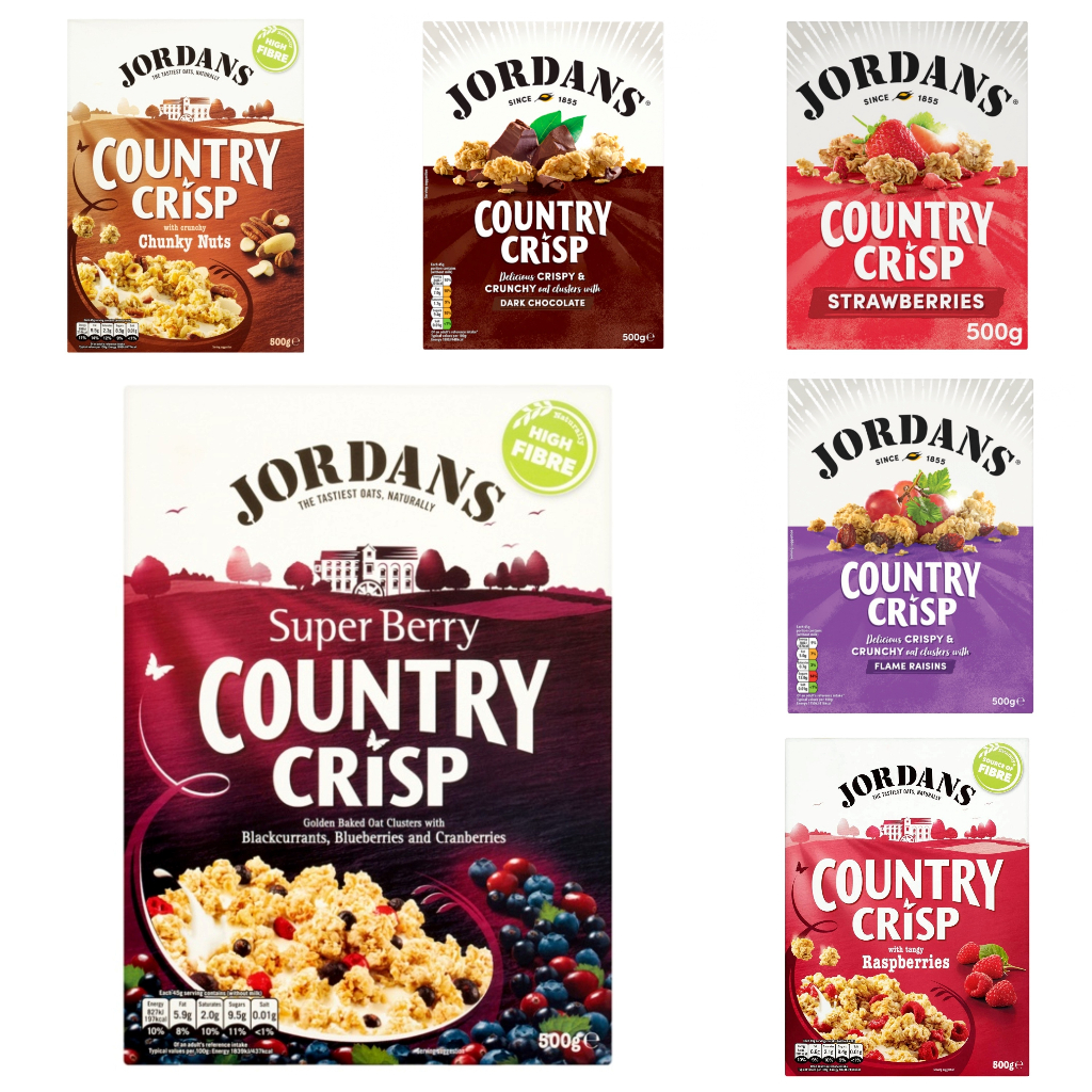 Jordans Country Crisp Cereals 500g [Chunky Nuts / Super Berry
