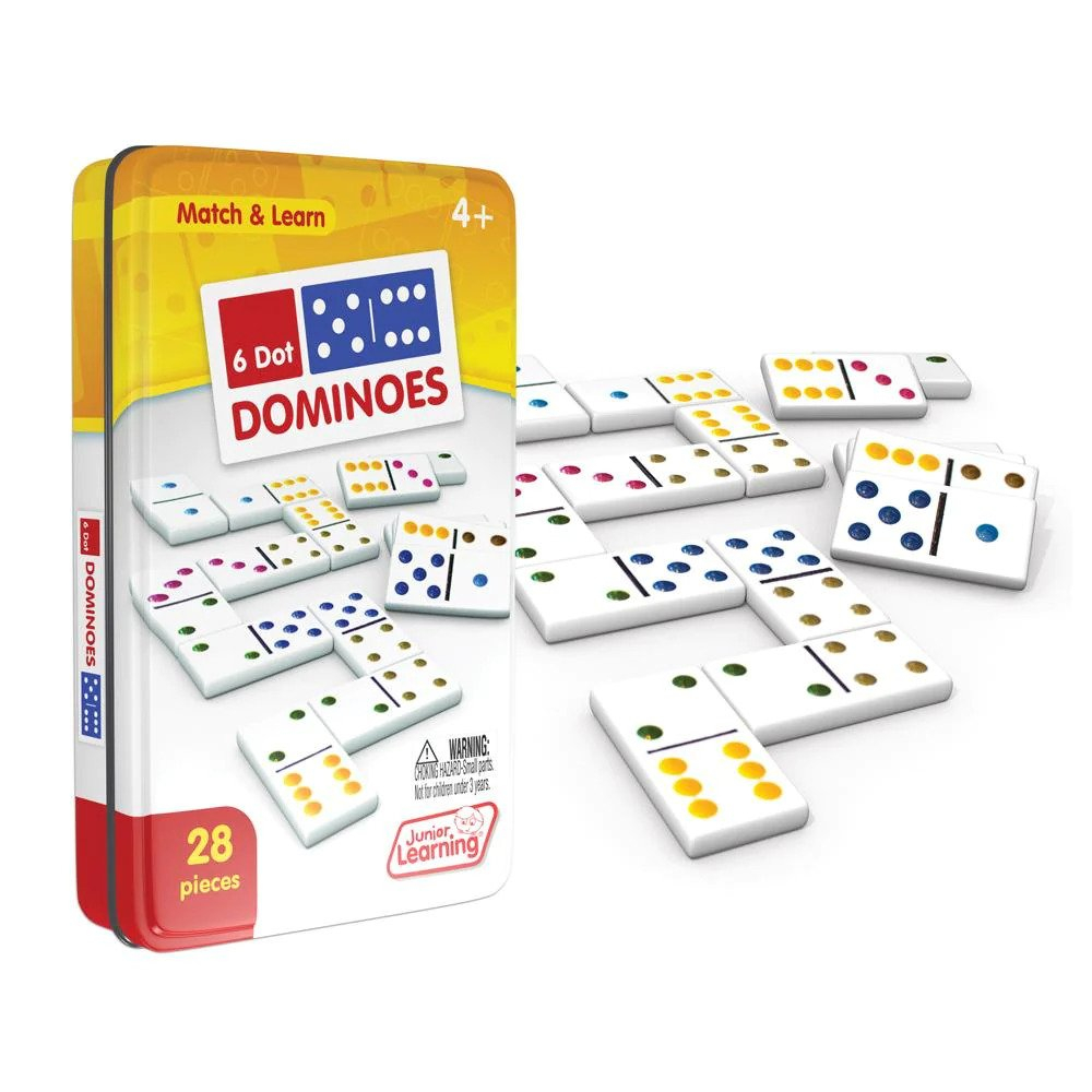 Junior Learning - 6 Dot Dominoes | Shopee Philippines