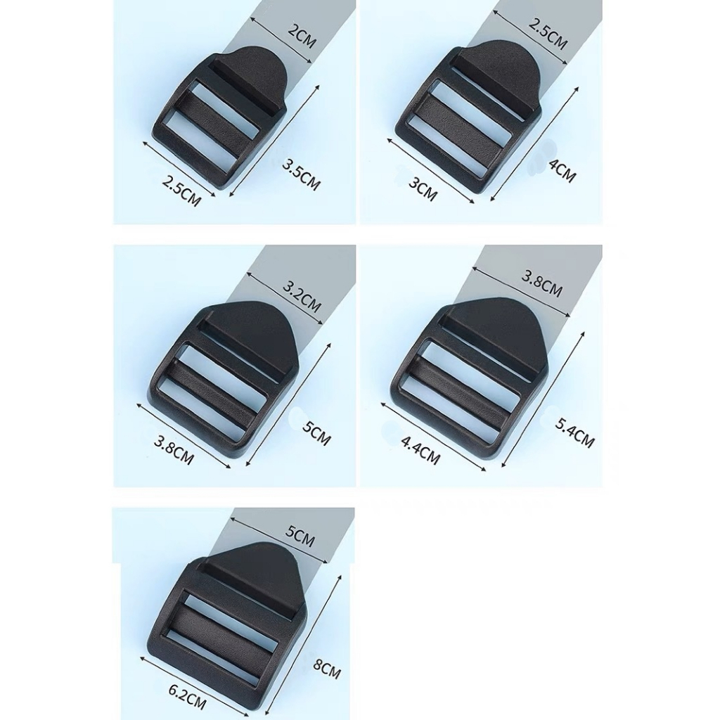 Backpack Strap Buckle Bag Buckle Ladder Lock Adjuster Plastic Buckle ...