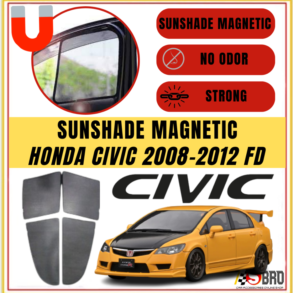 Honda Civic FD 20082012 FD Sunshade Car AntiGlare Day