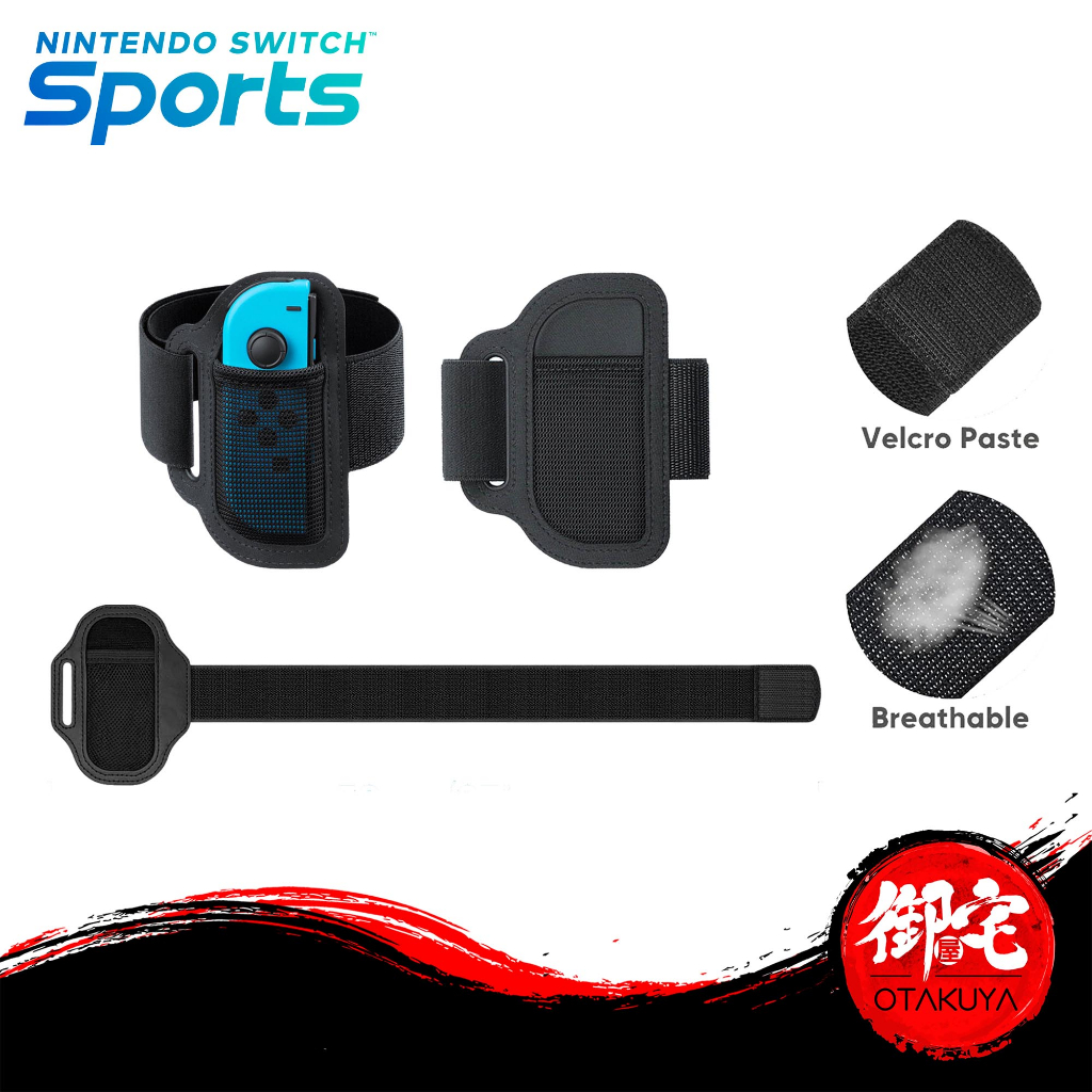 Nintendo Switch Official JoyCon Leg Strap for Nintendo Switch Sports & Ring Fit Adventures