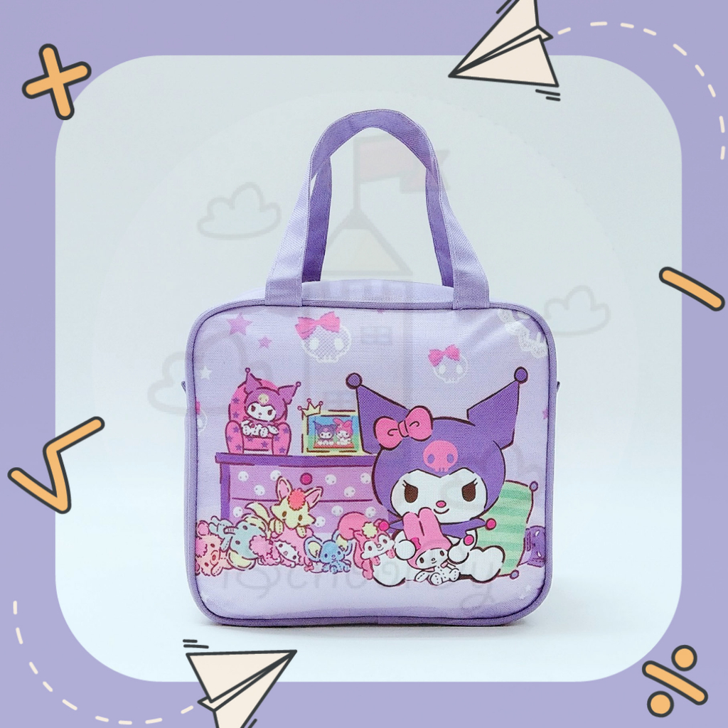 iSchoolDy Kids Kuromi Melody Lotso Spiderman Cinnamoroll Lunch Bag ...