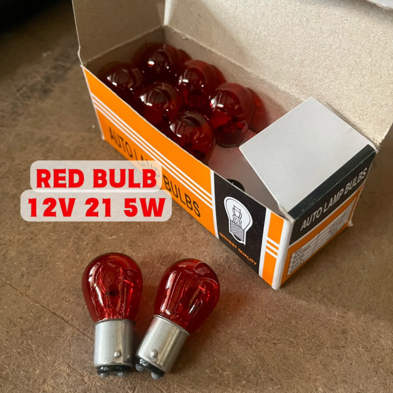 BULB RED 12V/21/5W // FULL CLEAR TAIL LAMP Car&MOTOR Brake Stop Tail Lamp Light WIRA KANCIL SAGA