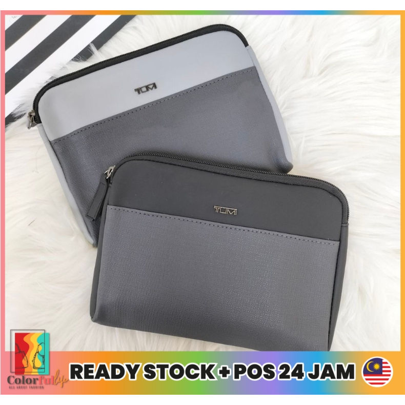 TUMI Delta Airlines Travel Pouch Organizer Cosmetics Make Up Wash Bag