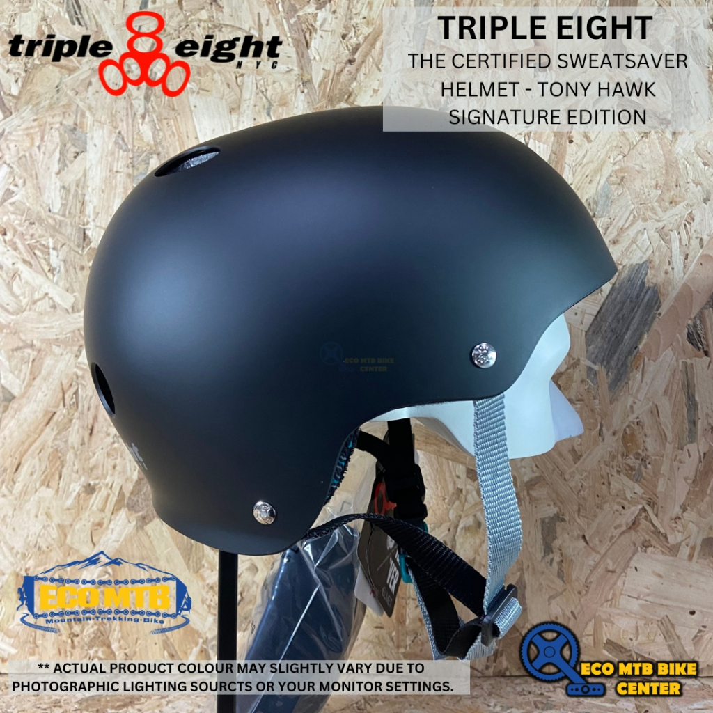 TRIPLE 8 - THE CERTIFIED SWEATSAVER HELMET - TONY HAWK SIGNATURE ...