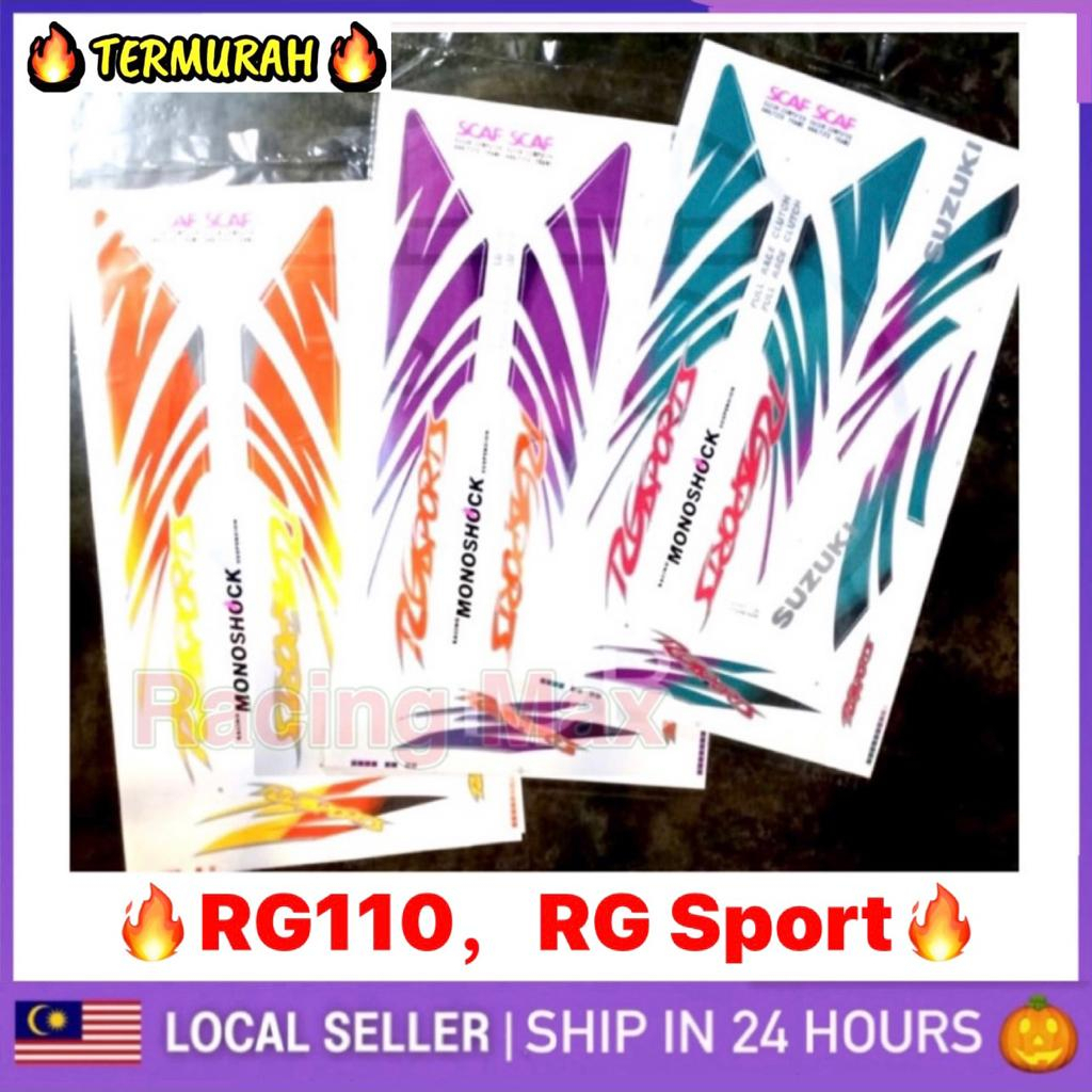 Suzuki Rgs Rg Sport Rg Rg Ru Body Sticker Stripe Strike Stiker Green Purple Red