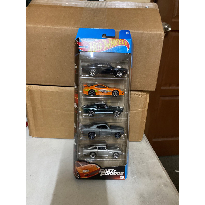 Hot Wheels Toyota Supra Dodge Charger Mustang Fast and Furious 5 Pack ...