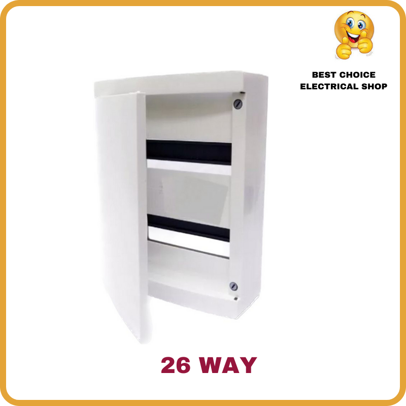 26 Way PVC MCB Box (Miniature Circuit Breaker Box) Shopee Philippines