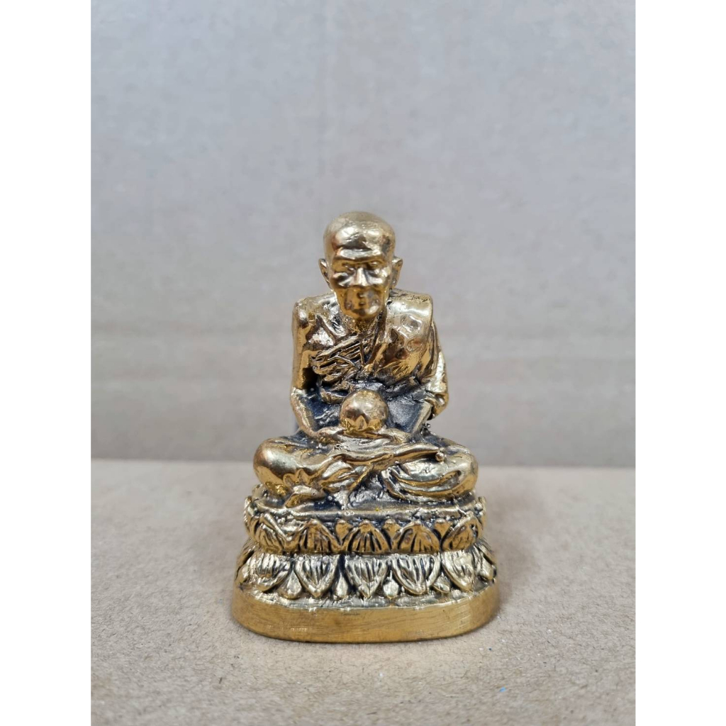 T Thailand Amulet Copper Thai Pure Copper lp Thai lp Thuad (Small