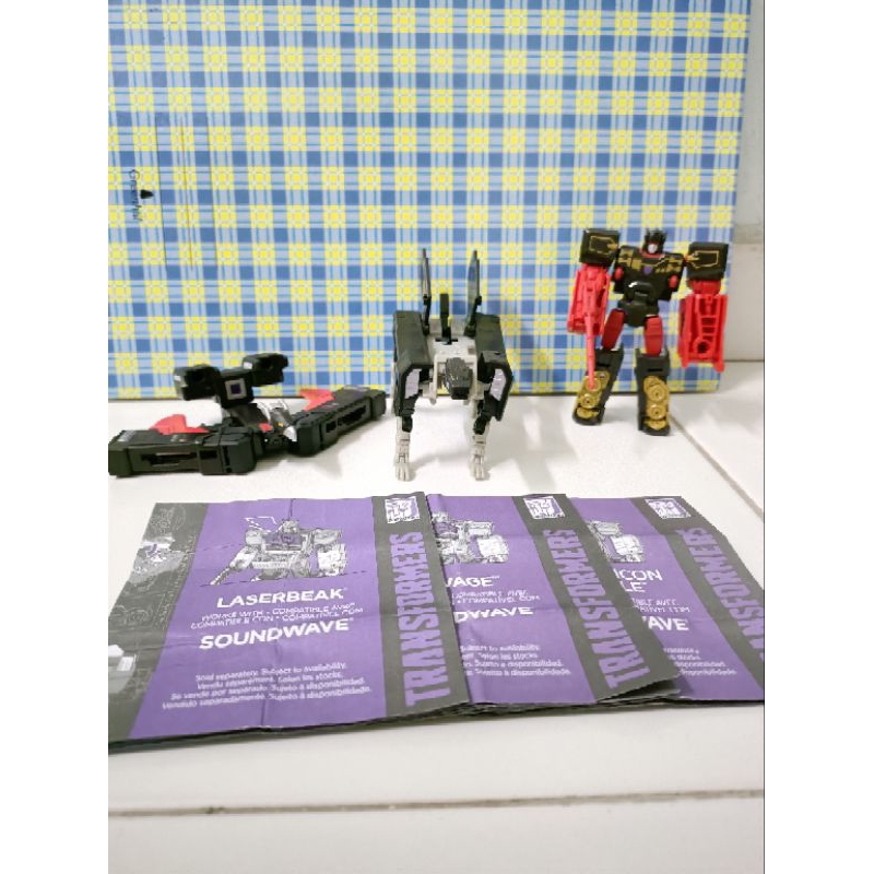 Hasbro Transformers Titan Return LASERBEAK + RAVAGE + RUMBLE | Shopee ...