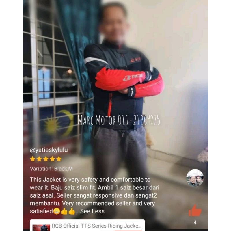 MOTORCYCLE RIDING JACKET RCB TTS SERIES | Shopee Philippines