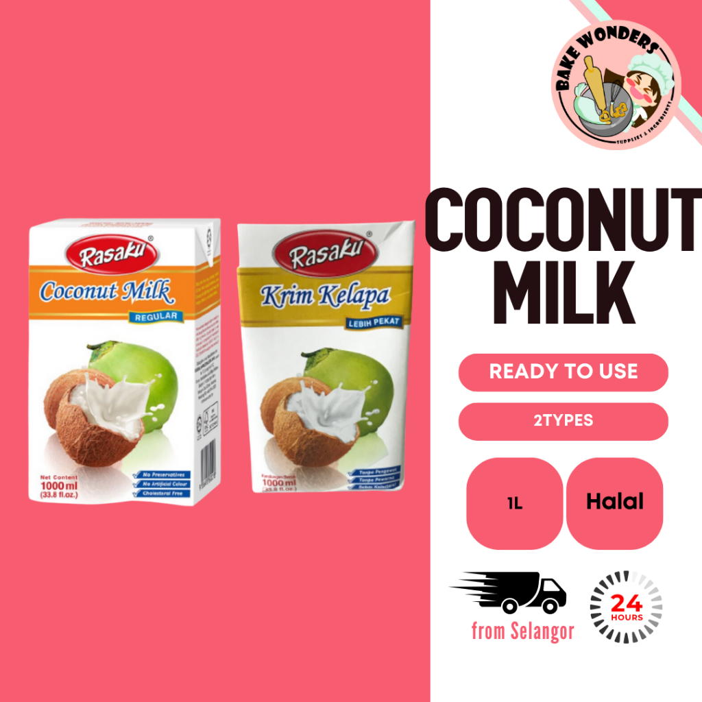 Rasaku Coconut Cream/ Rasaku Coconut Milk/ Coconut Cream/ Coconut Milk