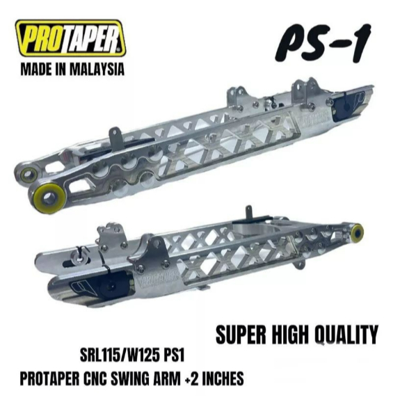 PS1 / PS 1 PROTAPER CNC SWING ARM SRL115 / WAVE125 / LAGENDA 115 FI ...