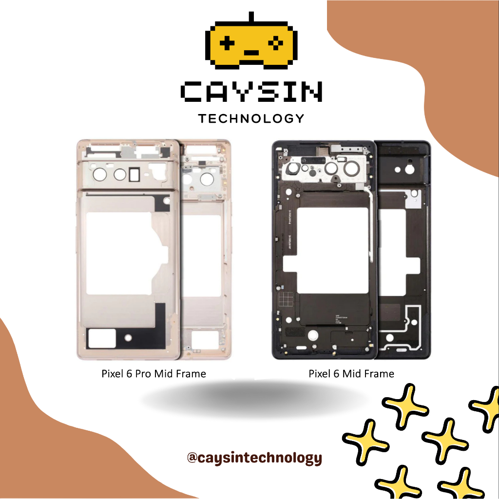 Google Pixel 6 6A 6 Pro 7 7 Pro 8 8 Pro Mid Frame Replacement | Shopee ...