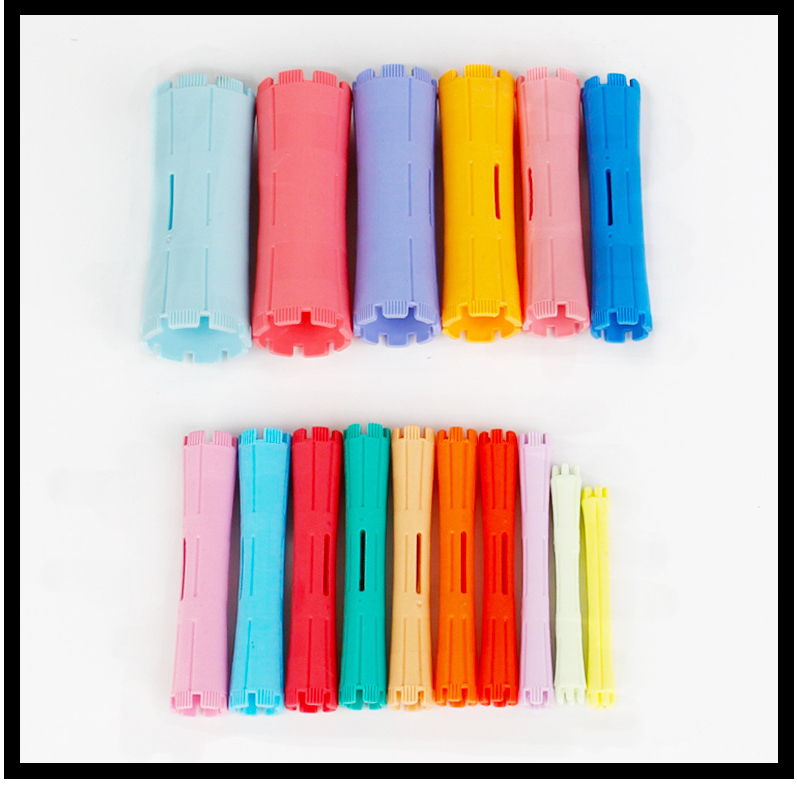 (10PCS/7PCS) KOREA COLD PERM HAIR ROD/ HAIR ROLLER CURLER HEATLESS ...