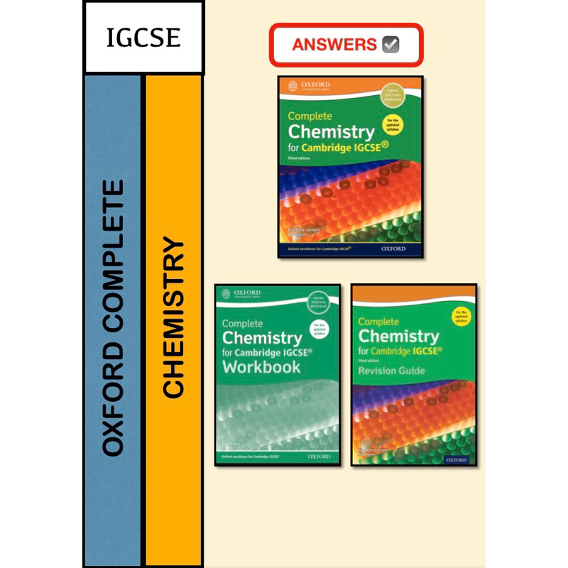  printed book igcse complete chemistry textbook workbook revision