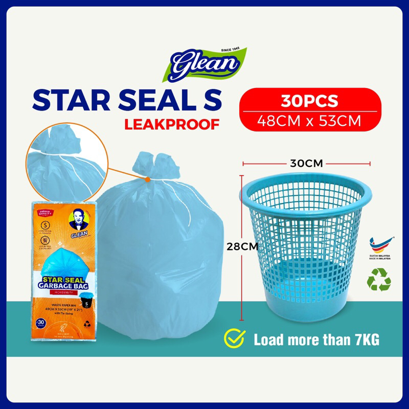 Mr GLEAN Star Seal Garbage Bag Heavy Duty Extra Large Leakproof