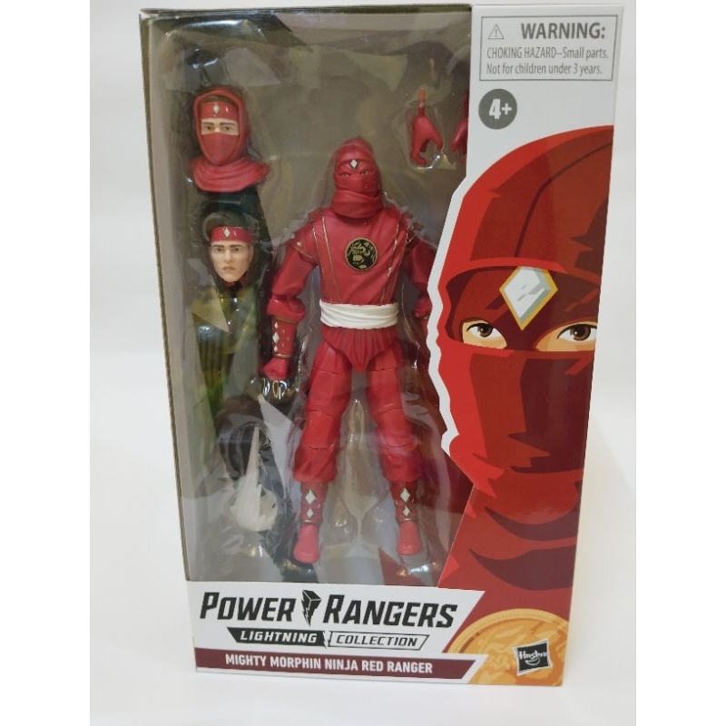 HASBRO Lightning Collection Mighty Morphin Ninja Red Power Rangers ...