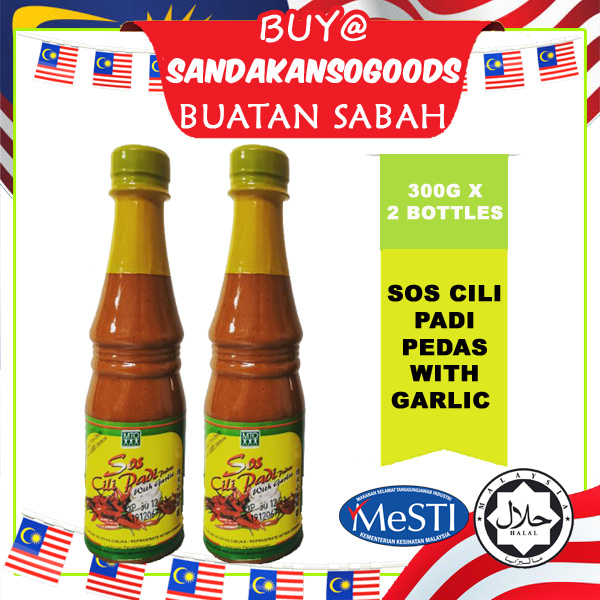 [Sabah] Cap MTO Sos Cili Rice Spicy Garlic (300g X 2bottles) | Shopee ...
