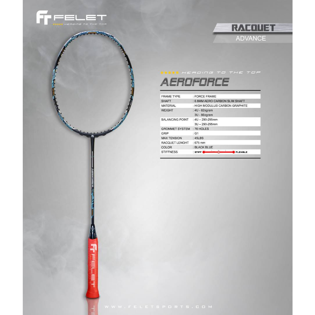Felet AEROFORCE Badminton Racket | Shopee Philippines
